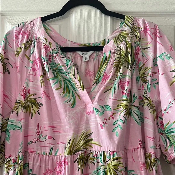 Crown & Ivy Pink Floral Dress - Picture 5 of 7